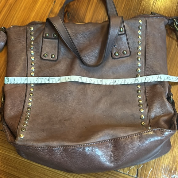 CZ Falconer brown leather Hobo bag - Picture 6 of 7
